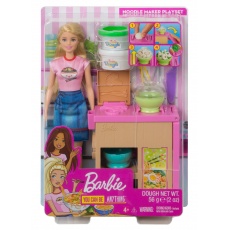 Barbie Kariera Lalka i Zestaw Domowy makaron Mattel GHK43 