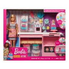 Barbie Lalka i Zestaw Pracownia wypieków Mattel GFP59 
