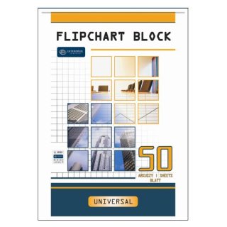 Blok w kratkę do flipcharta 50 kartek 64x100 cm Interdruk 02802