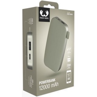 Fresh n' Rebel Powerbank 12000 mAh USB-C PD 20W Hama 215330 Dried Green