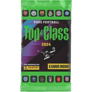 Karty piłkarskie TOP CLASS 2024 Saszetka 8 kart Panini 09729