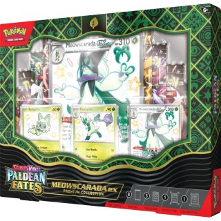 Karty Pokemon TCG Ex Premium Collection Box Paldean Fates 85961 Meowscarada