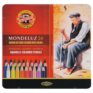 Kredki akwarelowe Mondeluz 24 kolory Koh-I-Noor 3724