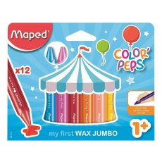 Kredki świecowe Jumbo 12 kolorów Color'Peps Maped 861311