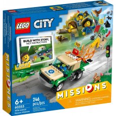 LEGO City Missions 60353 Misje ratowania dzikich zwierząt
