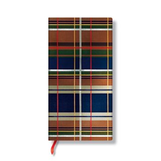 Paperblanks® Mad For Plaid Notes w linie Chelsea Slim
