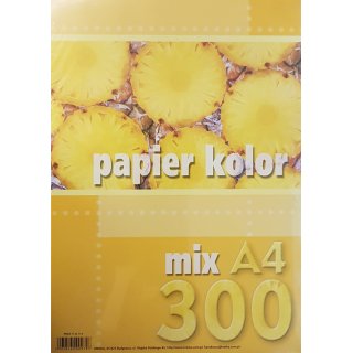Papier do ksero drukarki kolorowy A4 300 arkuszy 80 g Kreska