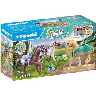 Playmobil 71356 Horses of Waterfall - 3 konie: Morgan, Quarter Horse i Angloar