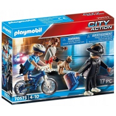 Playmobil City Action 70573 Policja Pościg rowerem policyjnym
