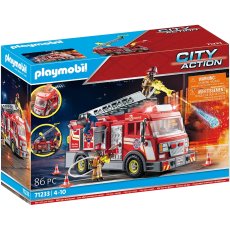 Playmobil City Action 71233 Straż Pożarna Samochód strażacki ze światłem i dźwiękiem