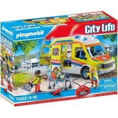 Playmobil City Life 71202 Karetka pogotowia ze światłem i dźwiękiem
