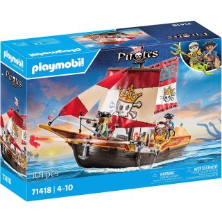 Playmobil Piraci 71418 Statek piracki