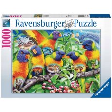 Puzzle 1000 elementów Ravensburger 16815 Kraina Lorikeet