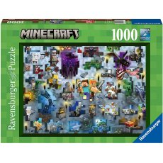 Puzzle 1000 elementów Ravensburger 171880 Challenge Minecraft