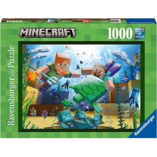 Puzzle 1000 elementów Ravensburger 171873 Minecraft