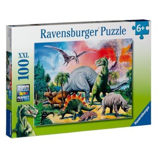 Puzzle Pośród dinozaurów 100 el. XXL Ravensburger 109579