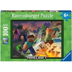 Puzzle XXL 100 elementów Ravensburger 133338 Monster Minecraft