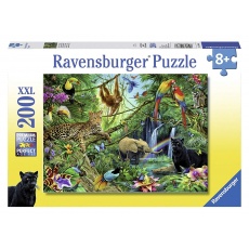 Puzzle XXL 200 elementów Ravensburger 126606 Zwierzęta w dżungli