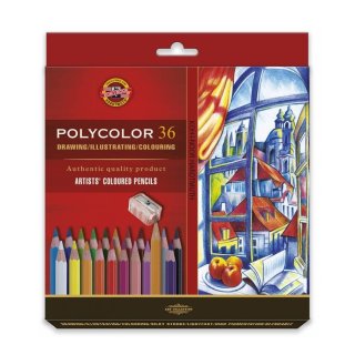 Kredki ołówkowe 36 kolorów Polycolor Koh-I-Noor 3835