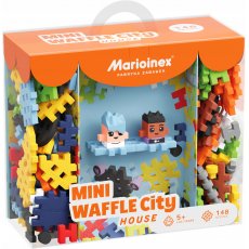 Miękkie klocki Mini Wafle City House 148 sztuk Marioinex Waffle 904152 Dom