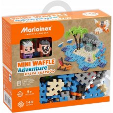 Miękkie klocki Mini Wafle Adventure Wyspa Skarbów 148 sztuk Marioinex Waffle 903148