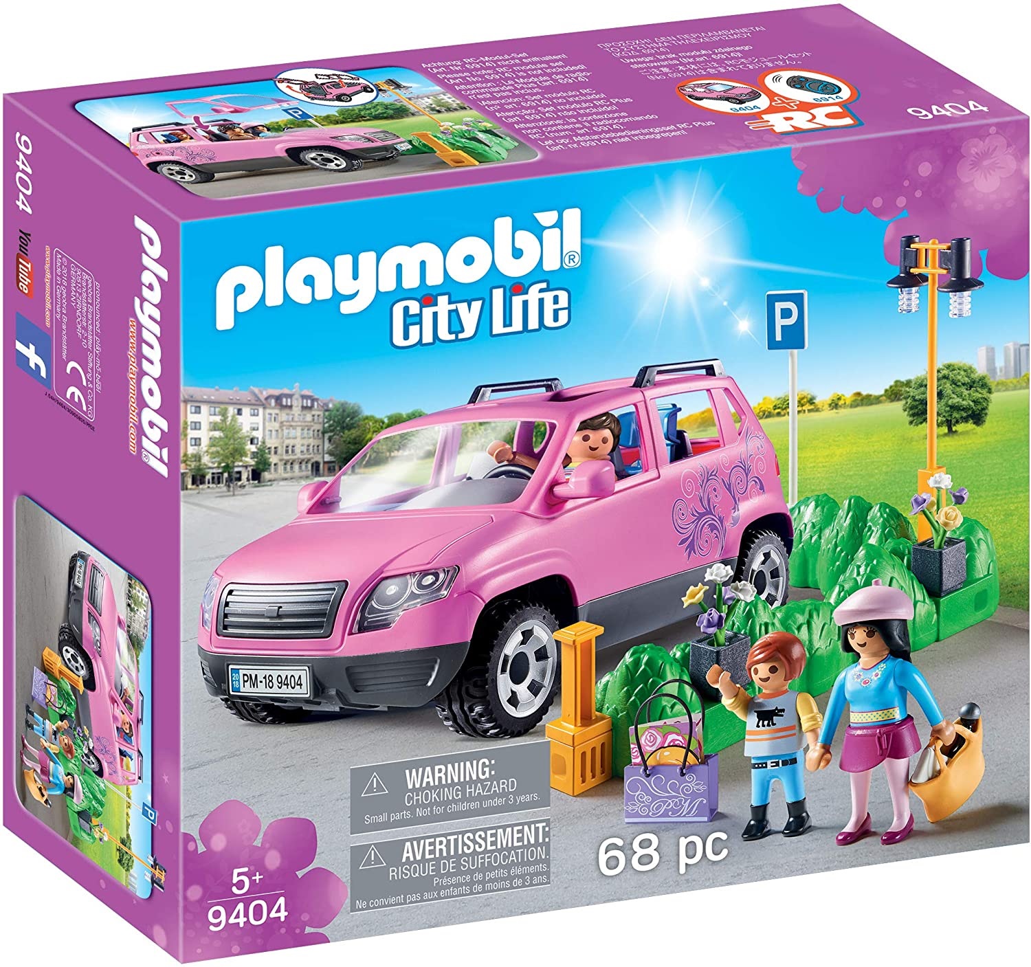 Playmobil City Life 9404 Samochód rodzinny z zatoczką